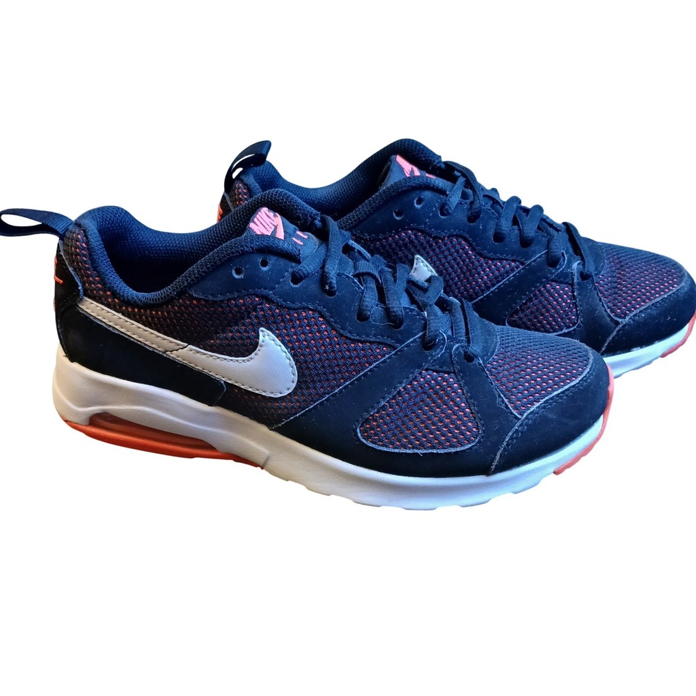 Nike Air Max Ivo Womens Running Shoes Black &‎ Pink 654729-019 Size 6